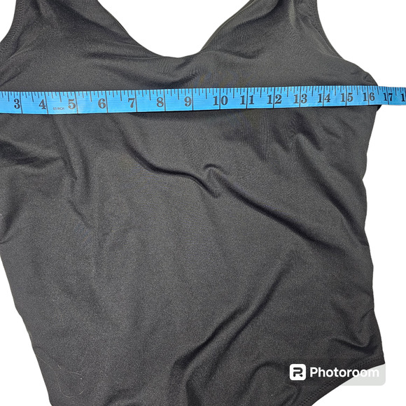 Athleta Seychelles Black One Piece Swimsuit Women's Size Large - Picture 13 of 14